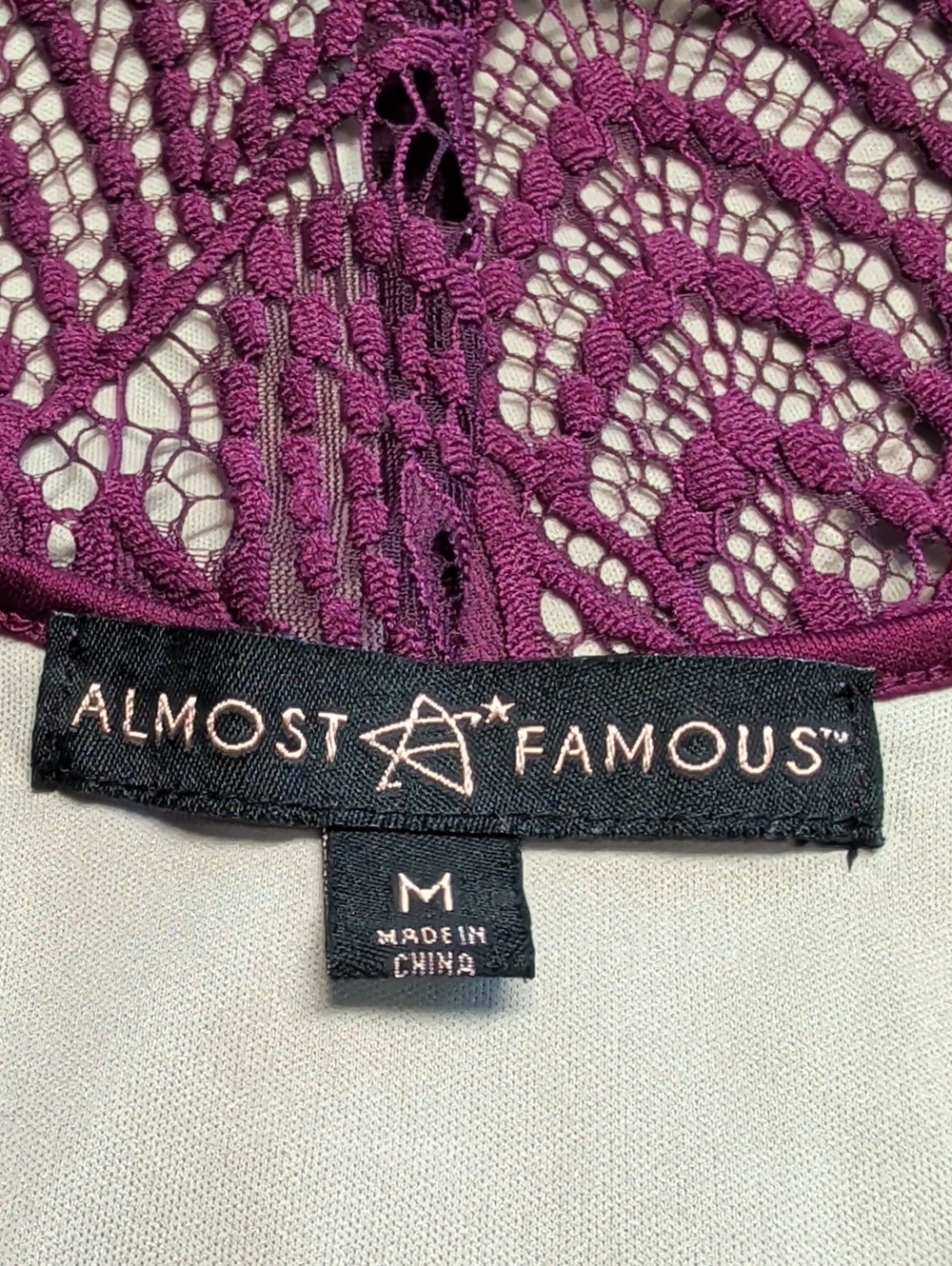 Almost Famous Lace Top - Picture 3 of 5